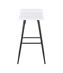 Ale Fixed-Height Bar Stool - Set of 2 Black & White