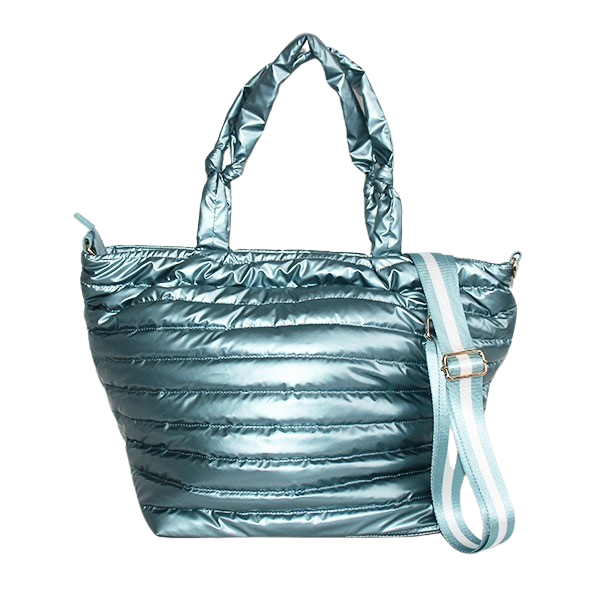  Lemonbella The Rebecca Tote Seafoam - Metallic Gold - Bonton