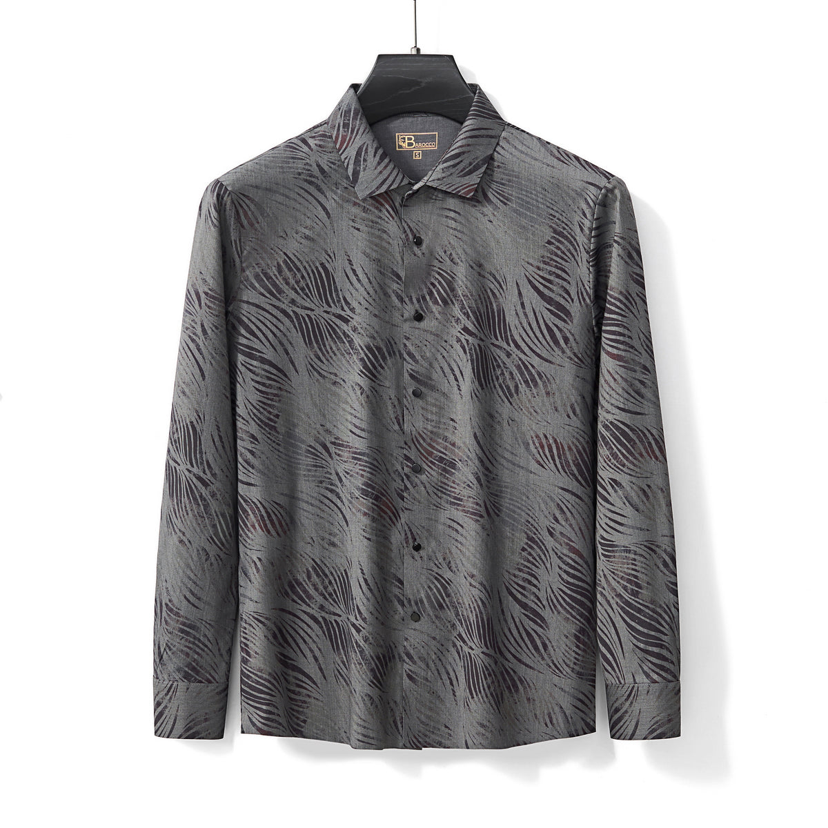  Barocco EcoFlex Stitchless LS Shirt CHARCOAL - CHARCOAL - Bonton