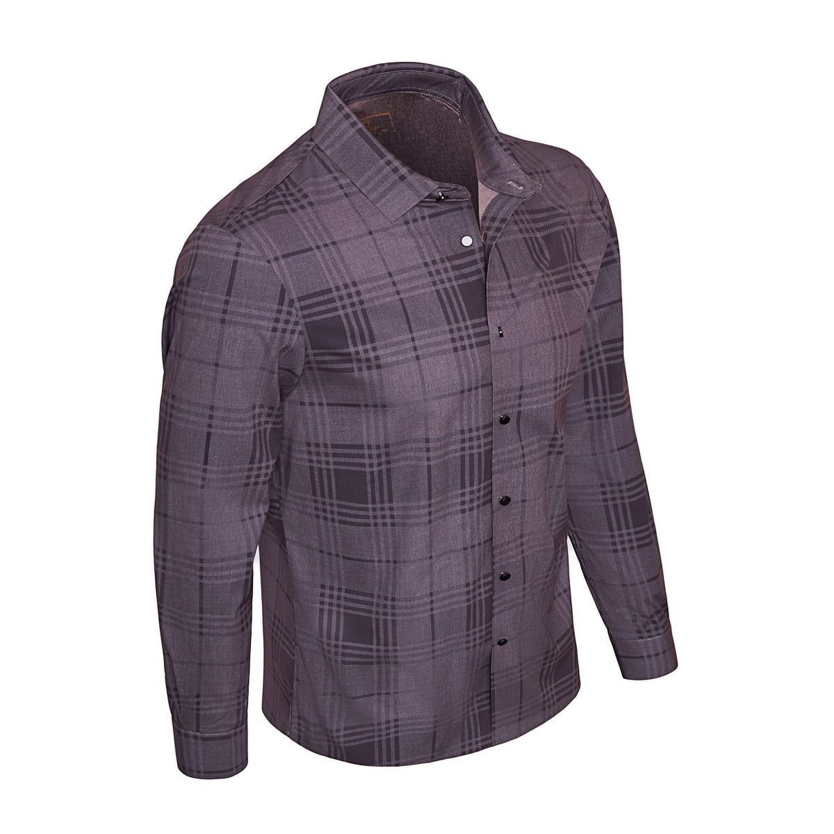  Barocco Noir Mosaic Stitchless Shirt BURGUNDY - BURGUNDY - Bonton
