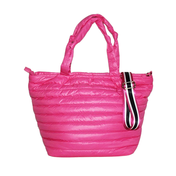  Lemonbella The Rebecca Tote Barbie Pink - Metallic Gold - Bonton