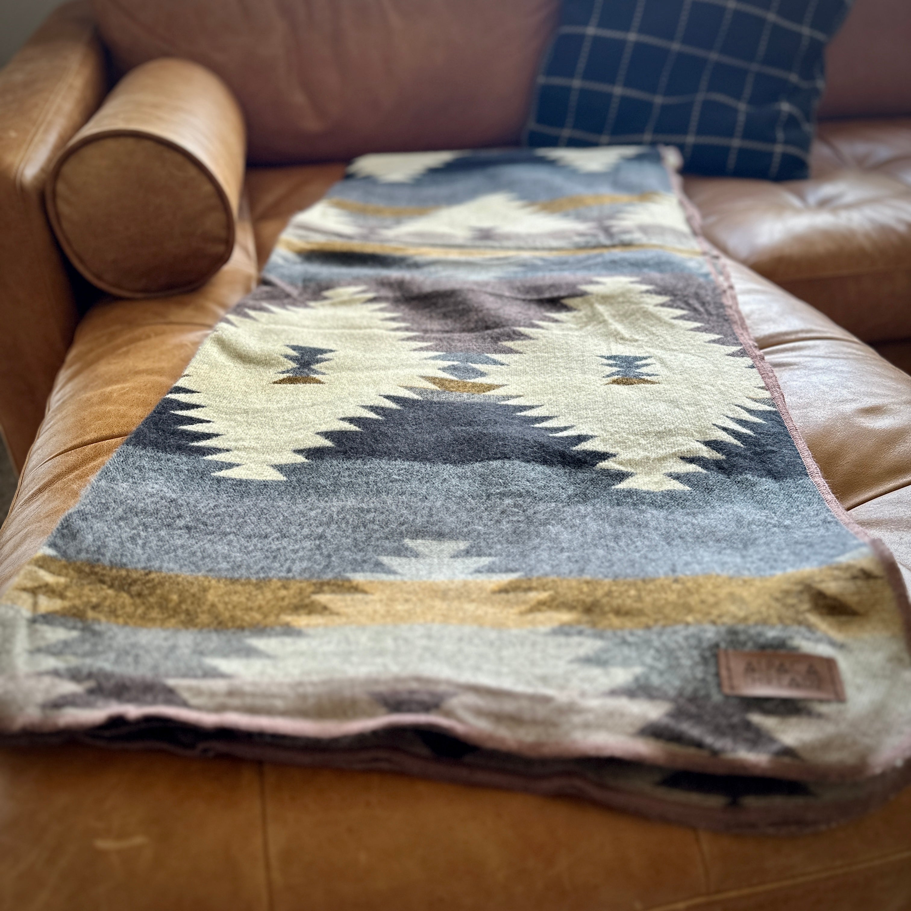  Alpaca Threadz Andean Alpaca Wool Blanket - Rocky by Alpaca Threadz - Default Title - Bonton
