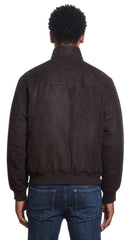 Men's Microsuede Bomber Jacket