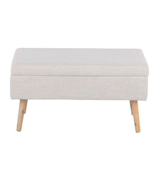 Storage Bench Natural & Beige