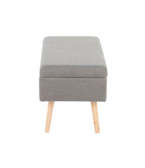 Storage Bench Natural & Grey