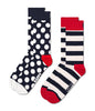  2-Pack Classic Big Dot Socks Multi