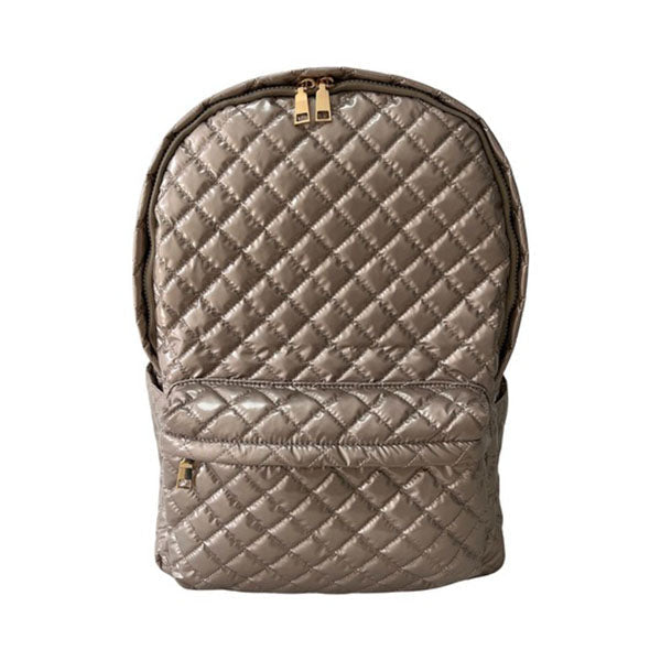  Lemonbella Debra Diamond Backpack Glossy Black - Champagne - Bonton