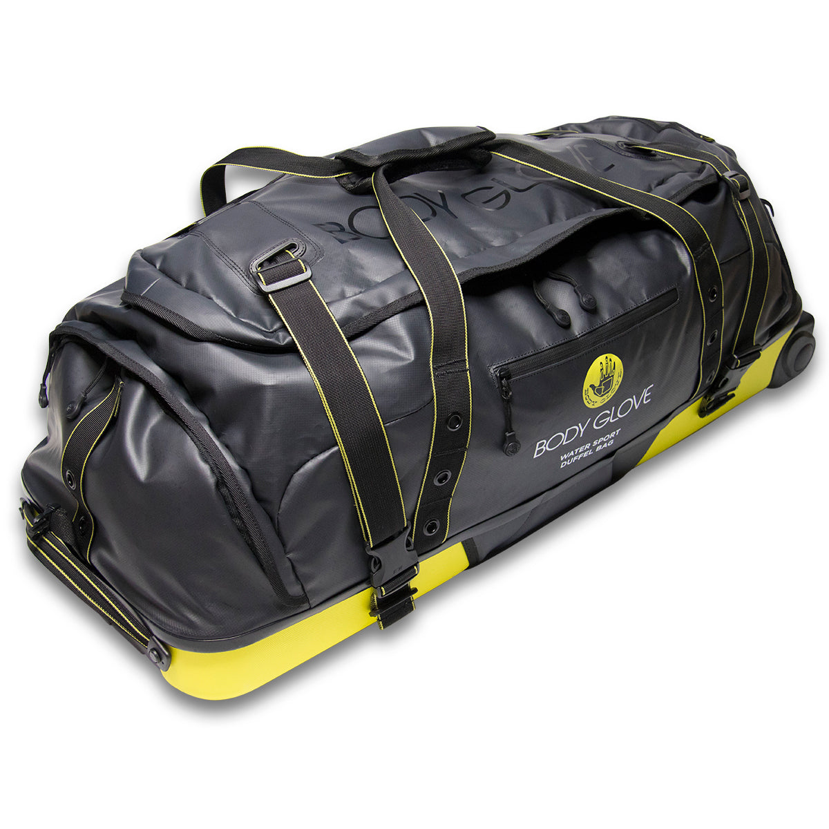  Body Glove Body Glove Merced Waterproof Folding Hardside Hybrid Rolling Duffel - Yellow - Bonton