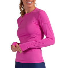 BloqUV Women's UPF 50+ Sun Protection Long Sleeve Sun Shirt 24/7 Top