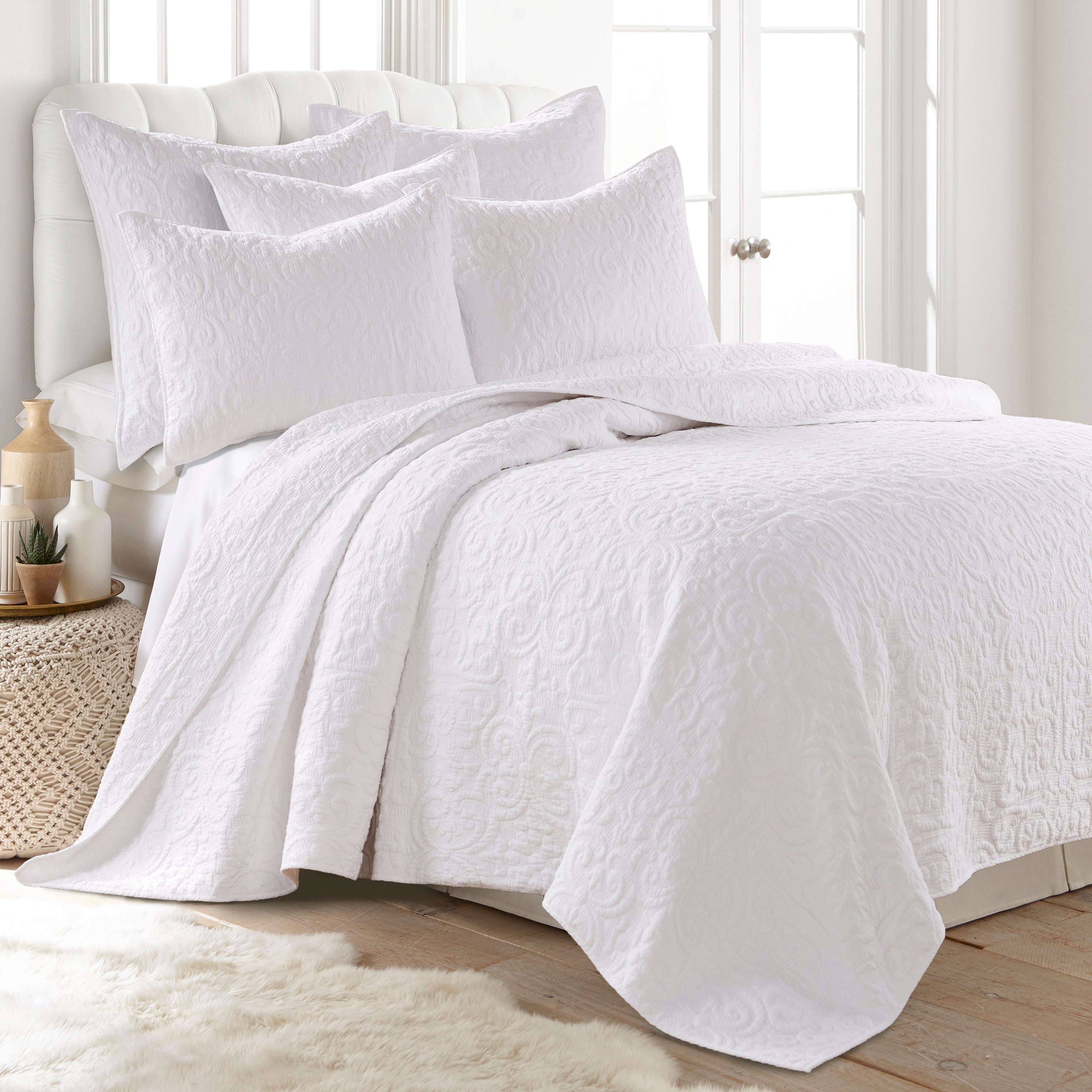  Birch Hill By Levtex Sherbourne Quilt - White - Bonton