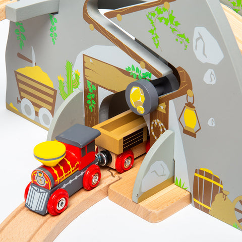 Wild West Train Set by Bigjigs Toys US