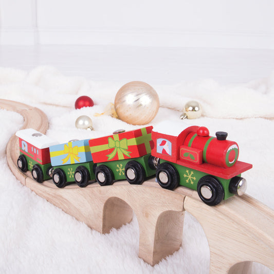 Christmas Train by Bigjigs Toys US