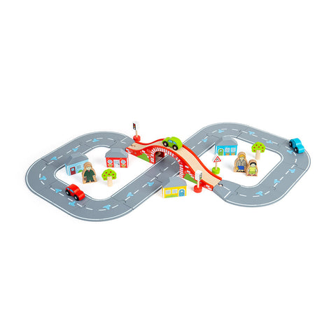 Figure of 8 Roadway by Bigjigs Toys US