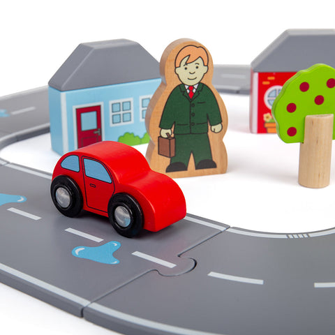 Figure of 8 Roadway by Bigjigs Toys US
