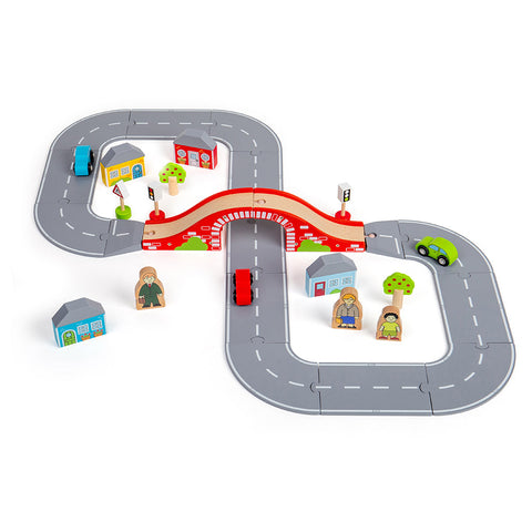 Figure of 8 Roadway by Bigjigs Toys US