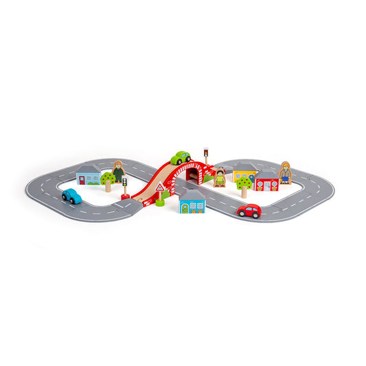 Figure of 8 Roadway by Bigjigs Toys US