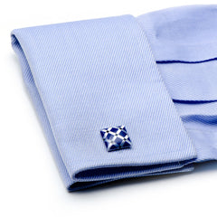 Mother of Pearl Diamond Cufflinks