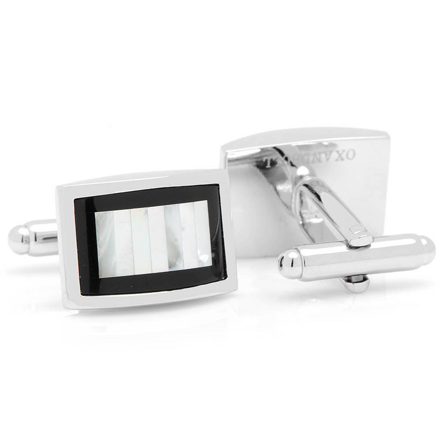  Cufflinks Onyx and Mother of Pearl Key Cufflinks - Default Title - Bonton