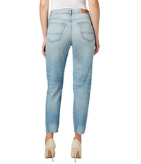 Margot Faded and Worn Mom Jeans Indigo