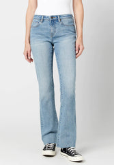 Queen Mid Rise Bootcut Jeans 3 Indigo