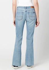 Queen Mid Rise Bootcut Jeans 3 Indigo