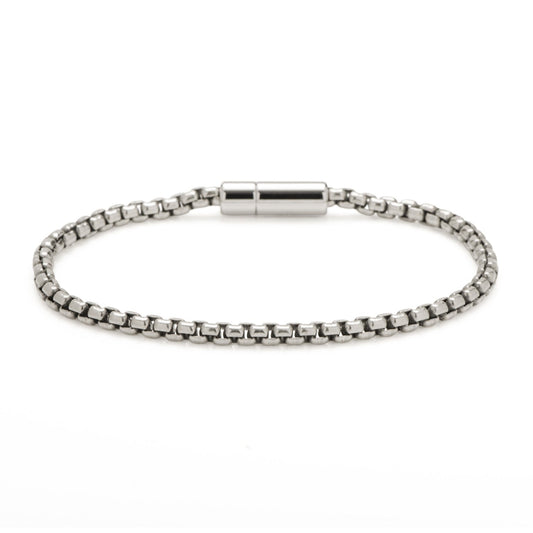 Sterling Silver Pop Sleek Bracelet (18cm)