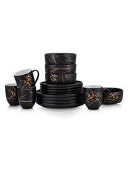 Zora 16-Piece Dinnerware Set Porcelain