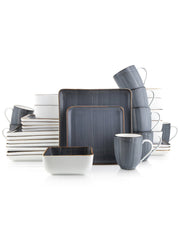 Esmeralda 32-Piece Dinnerware Set Porcelain