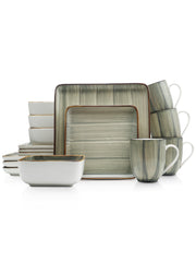 Esmeralda 16-Piece Dinnerware Set Porcelain