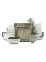 Esmeralda 32-Piece Dinnerware Set Porcelain