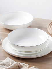 Gabrielle 12-Piece Dinnerware Set Bone China