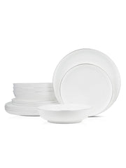 Gabrielle 24-Piece Dinnerware Set Bone China