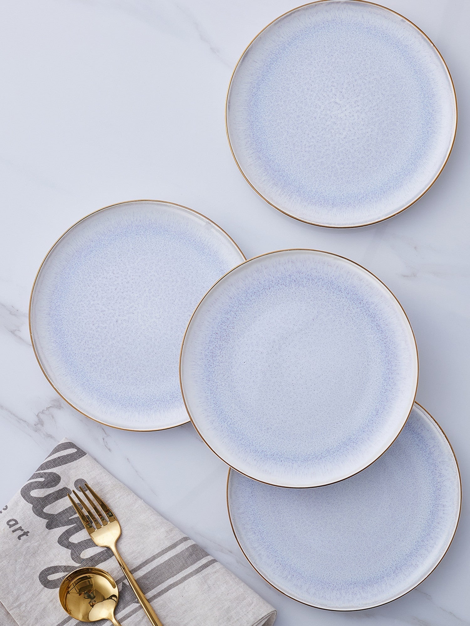  Stone + Lain Josephine 16-Piece Dinnerware Set Porcelain - Lavender - Bonton