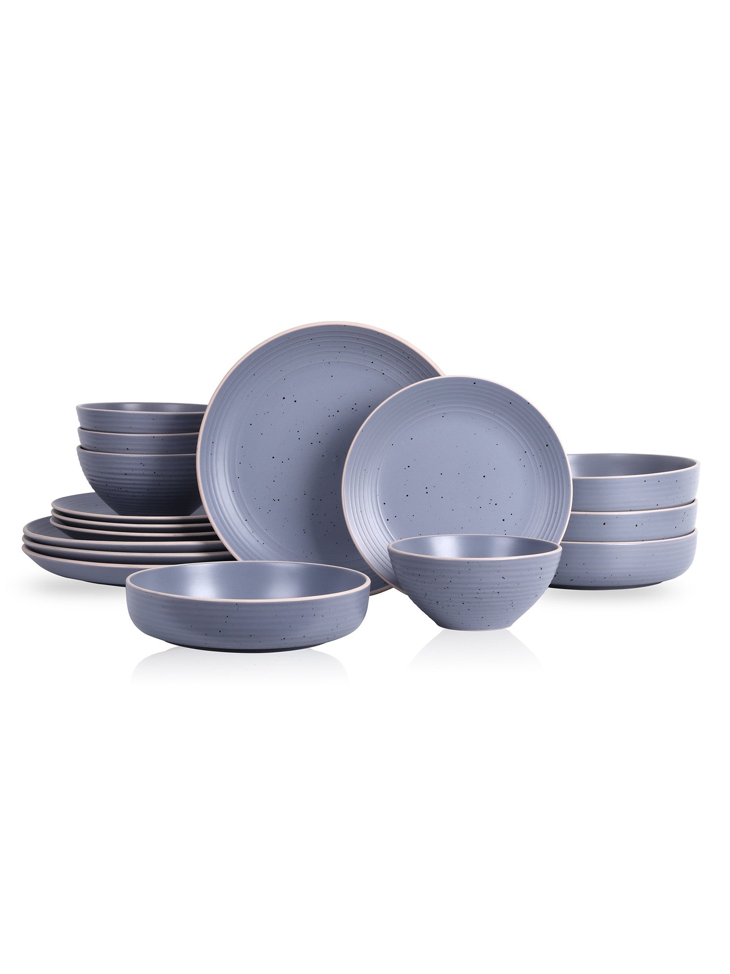  Stone + Lain Lauren 16-Piece Dinnerware Set Stoneware - Off White - Bonton