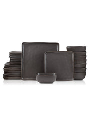 Jonny 24-Piece Dinnerware Set Stoneware