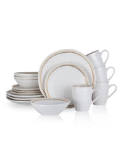 Clara 16-Piece Dinnerware Set Porcelain