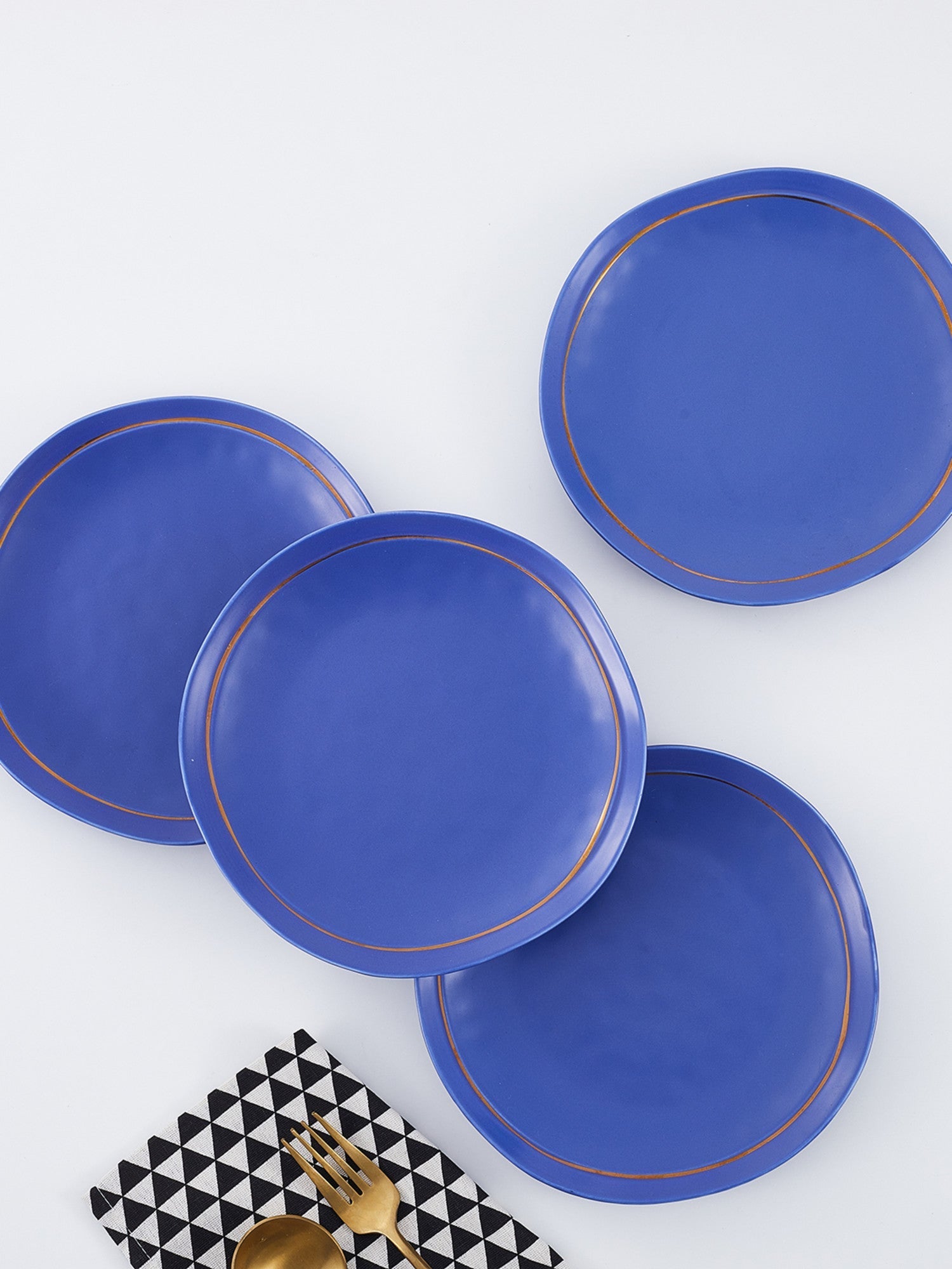  Stone + Lain Clara 16-Piece Dinnerware Set Porcelain - Blue - Bonton