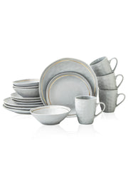 Clara 32-Piece Dinnerware Set Porcelain