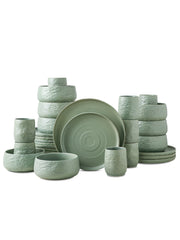 Shosai 32-Piece Dinnerware Set Stoneware