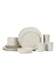 Hekonda 16-Piece Dinnerware Set Stoneware