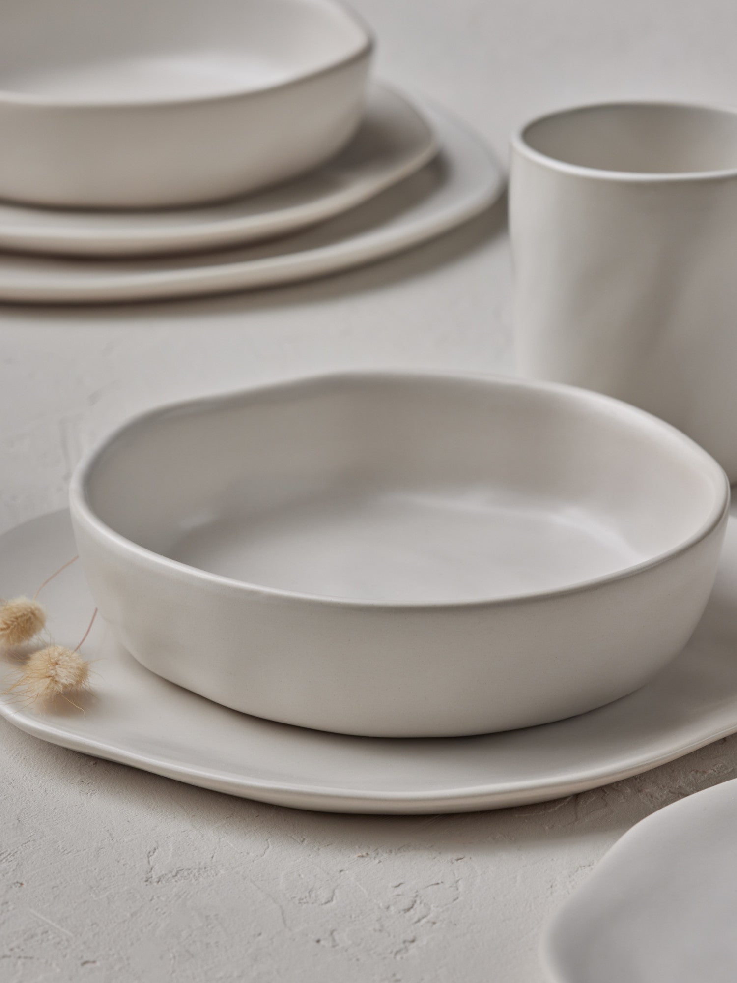  Stone + Lain Hekonda 16-Piece Dinnerware Set Stoneware - Beige - Bonton