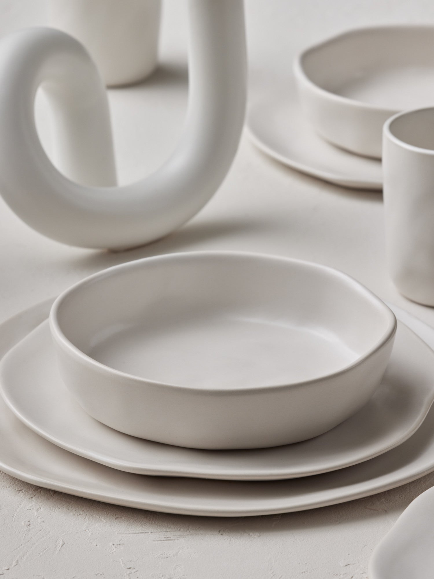  Stone + Lain Hekonda 16-Piece Dinnerware Set Stoneware - Beige - Bonton