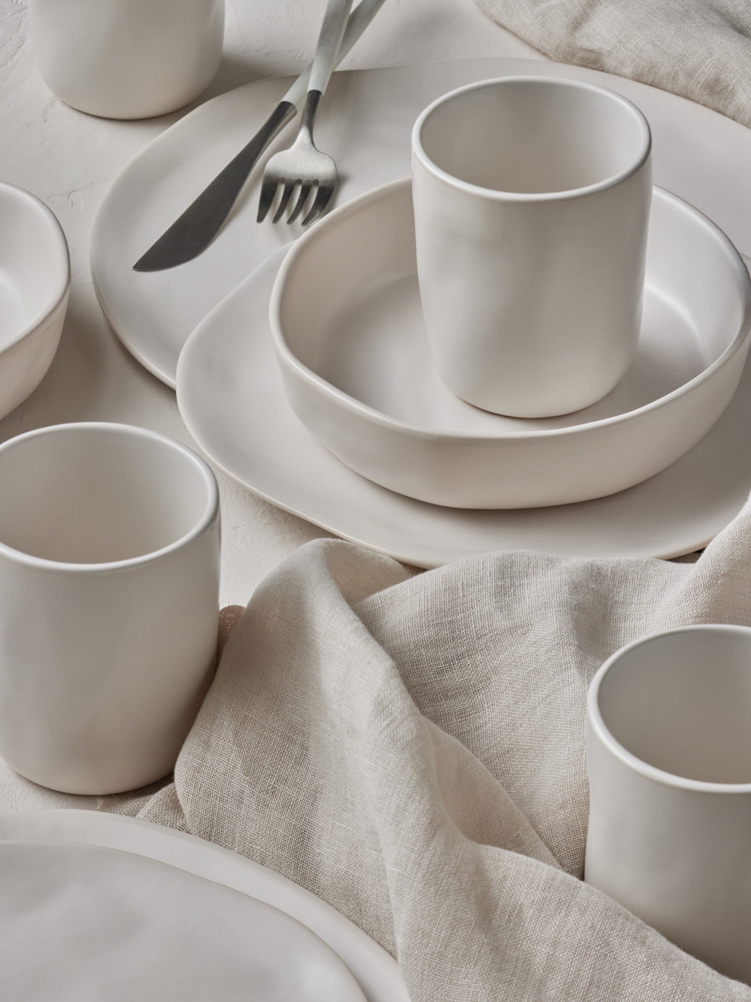  Stone + Lain Hekonda 32-Piece Dinnerware Set Stoneware - Beige - Bonton