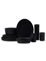 Katachi 16-Piece Dinnerware Set Stoneware