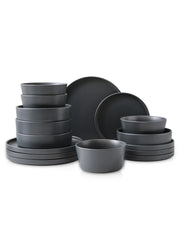 Celina 16-Piece Dinnerware Set Stoneware, Cereal And Pasta Bowls