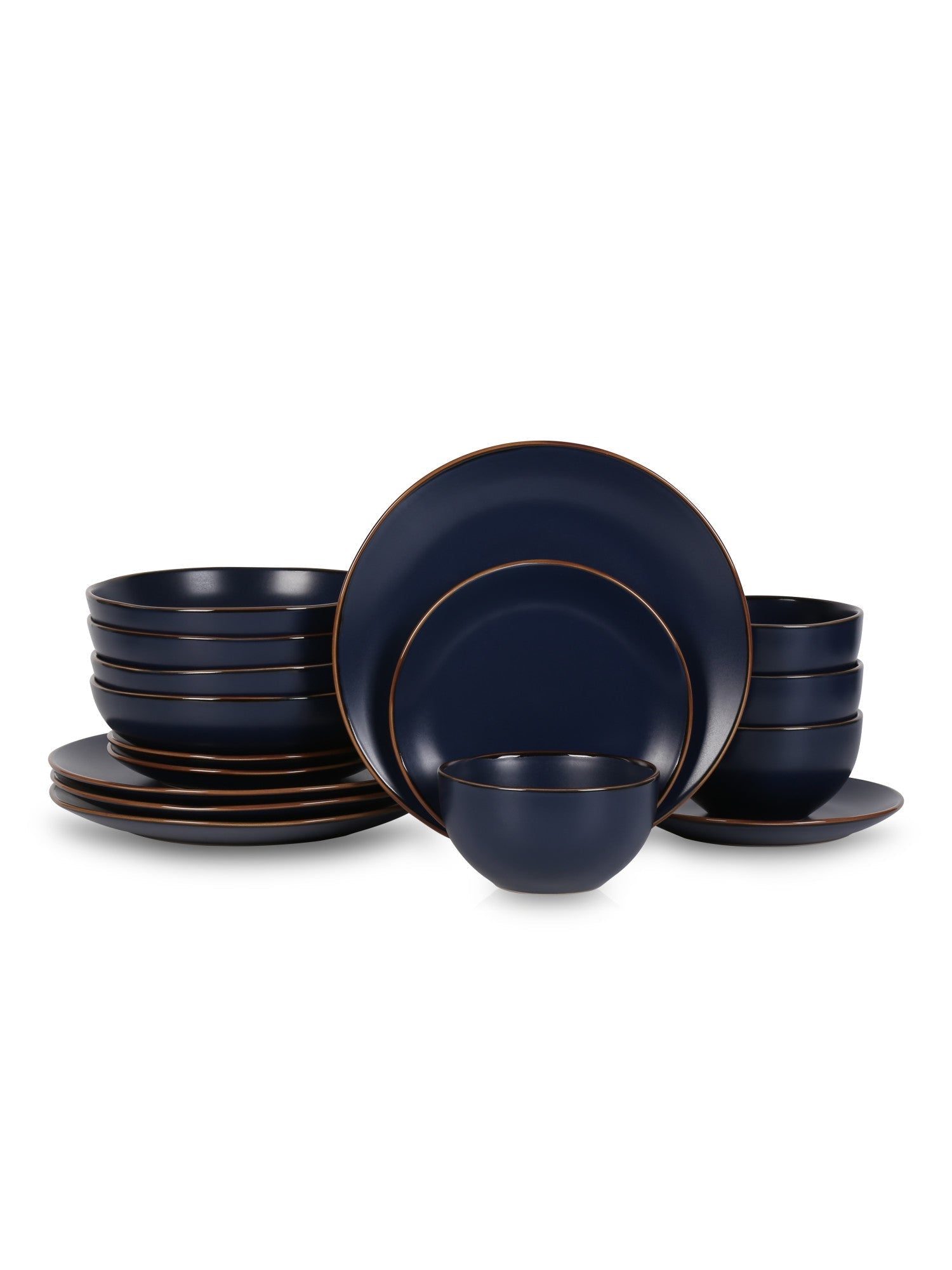  Stone + Lain Brasa 16-Piece Dinnerware Set Stoneware - White - Bonton