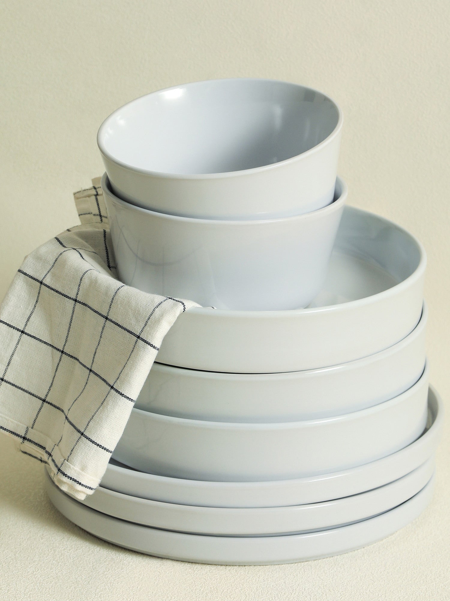  Stone + Lain Celina 24-Piece Dinnerware Set Stoneware - White - Bonton