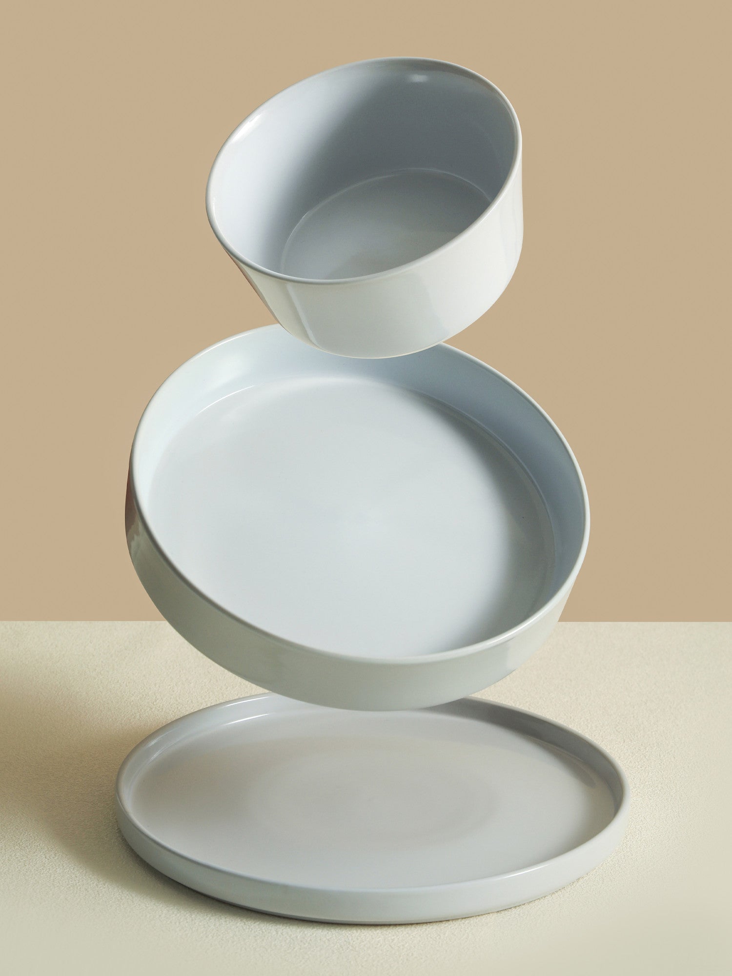  Stone + Lain Celina 24-Piece Dinnerware Set Stoneware - White - Bonton