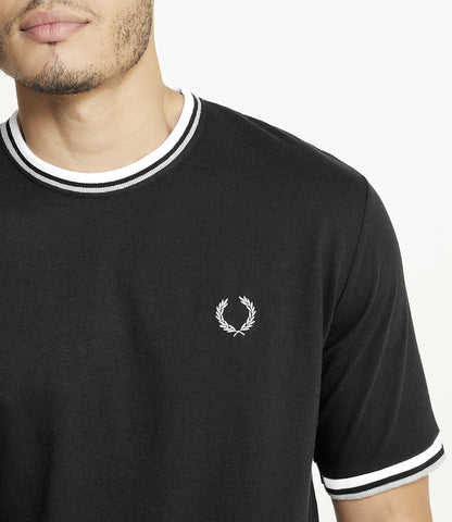Brooklyn Laundry Men'sÂ Tonal Embroidery Crew Neck Tee