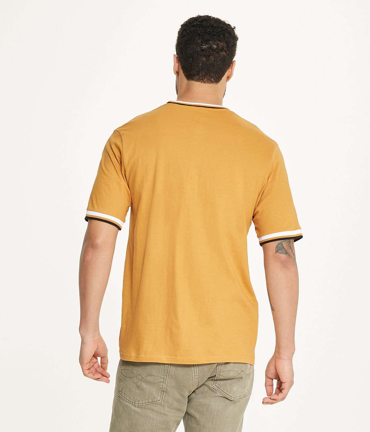  Brooklyn Laundry Brooklyn Laundry Men'sÂ Tonal Embroidery Crew Neck Tee - Timber - Bonton